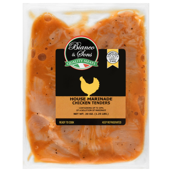 Bianco & Sons House Marinade Chicken Tenders Fresh