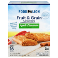 Food Lion Apple Cinnamon Fruit & Grain Cereal Bars - 16 ct