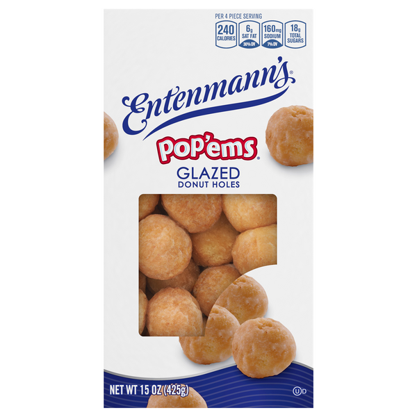 Save on Entenmann's Pop'ems Donut Holes Glazed Order Online Delivery