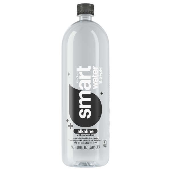 smartwater Vapor Distilled Premium Ionized Water Alkaline 9+pH