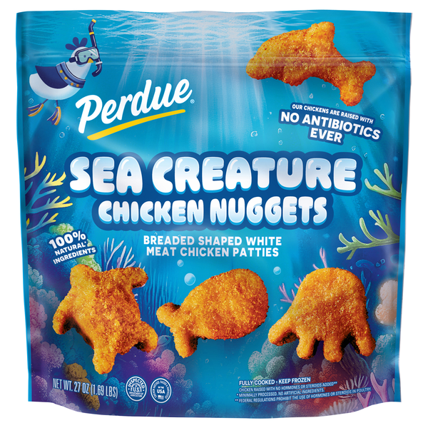 Perdue Sea Creature Breaded Chicken Nuggets Frozen