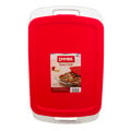 Pyrex Easy Grab Baking Dish Glass Oblong 9x13 Inch 3 Quart with Red Lid