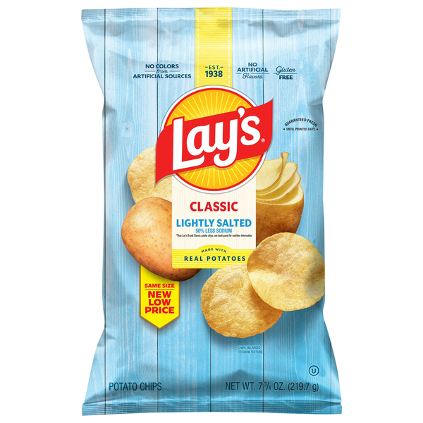 Lay's Lightly Salted Classic Potato Chips