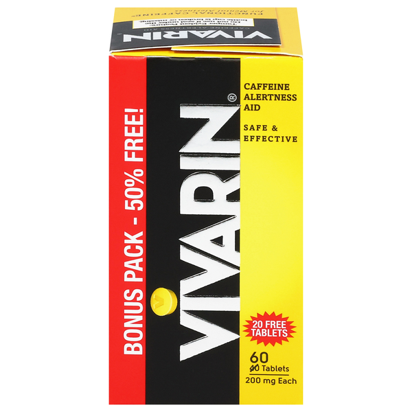 Vivarin Alertness Aid Caffeine 200mg Tablets