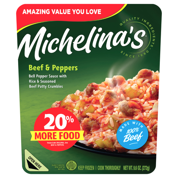 Michelina's Beef & Peppers Frozen Meal