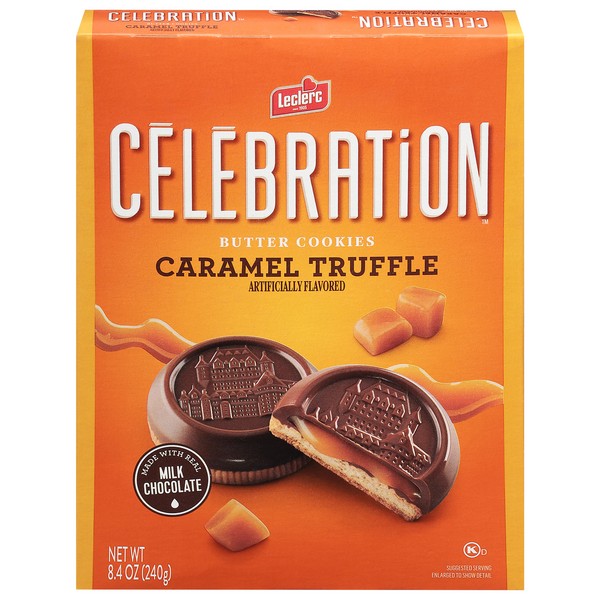 Leclerc Celebration Caramel Truffle Butter Cookies