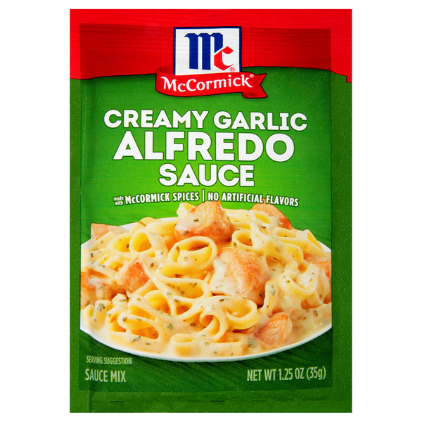 McCormick Creamy Garlic Alfredo Pasta Sauce Mix