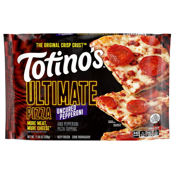 Totino's Ultimate Uncured Pepperoni Pizza Frozen