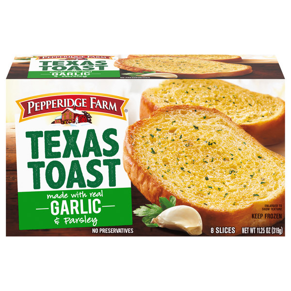 Pepperidge Farm Garlic Texas Toast - 8 ct Frozen