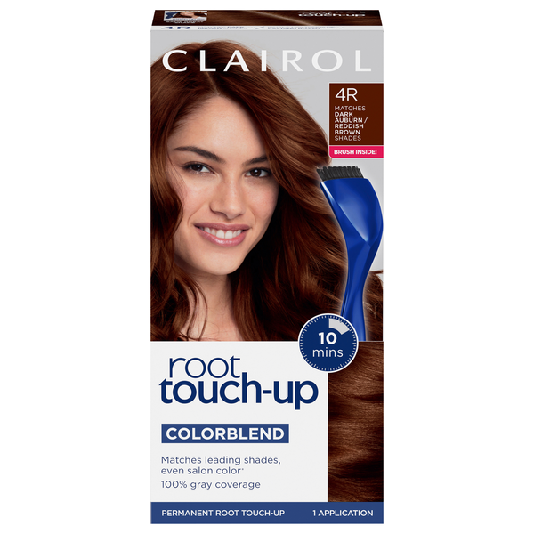 Clairol Permanent Root Touch-Up Dark Auburn/Reddish Brown Shades 4R