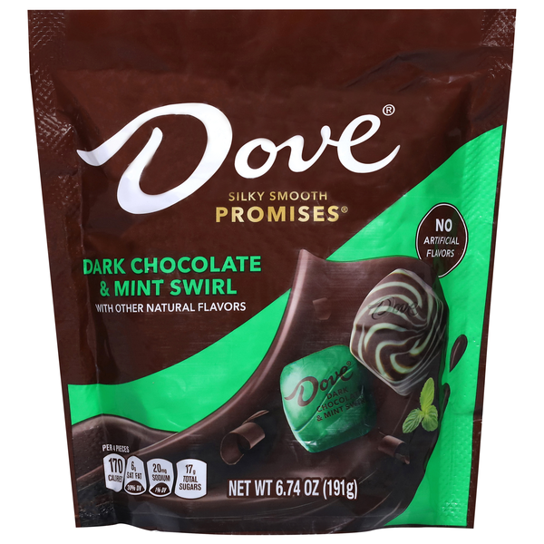 DOVE Dark Chocolate & Mint Swirl Candy