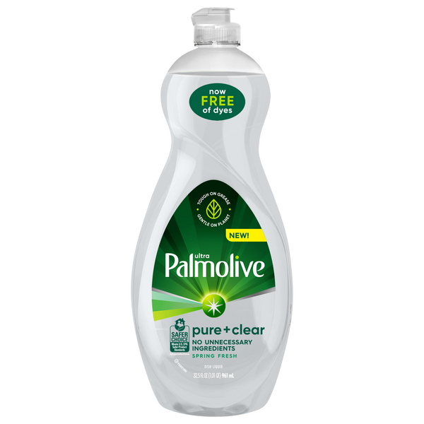 Palmolive Ultra Pure + Clear Spring Fresh Liquid Dish Soap