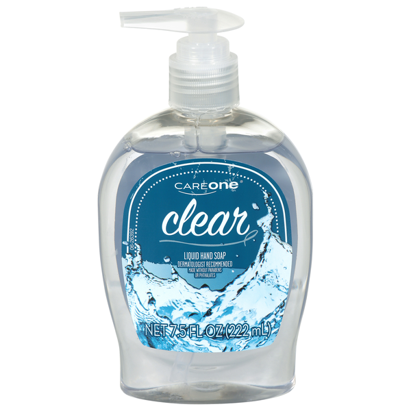 CareOne Liquid Hand Soap Clear Pump