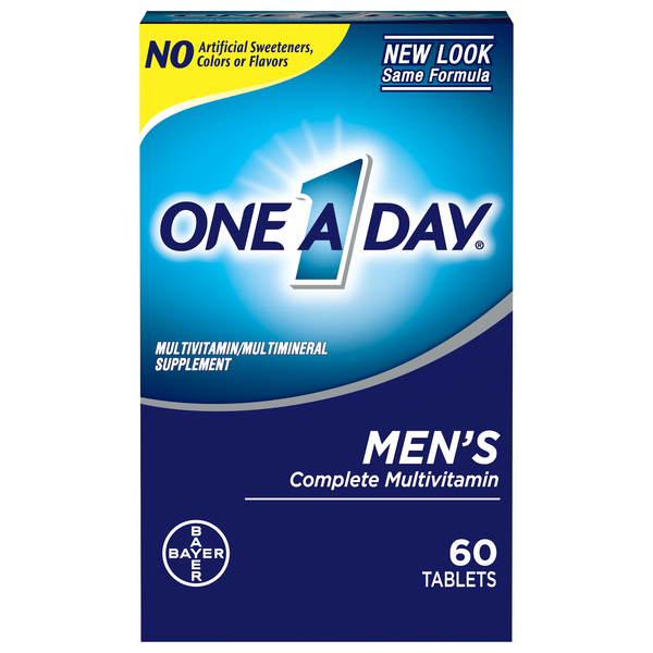 Save on One A Day Men's Complete Multivitamin Supplement Tablets Order