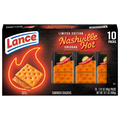 Lance Nashville Hot Cheddar Sandwich Crackers - 10 ct