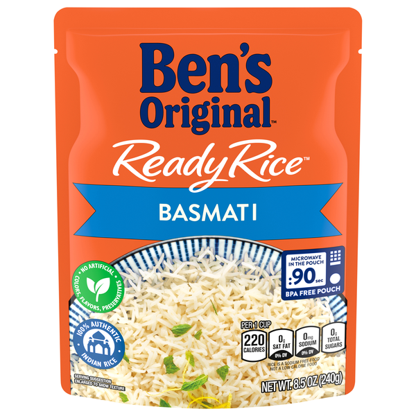 Ben's Original 90 Second Microwave Ready Rice Basmati