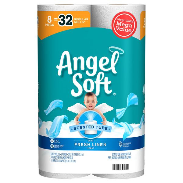 Angel Soft 2-Ply Mega Roll Toilet Paper