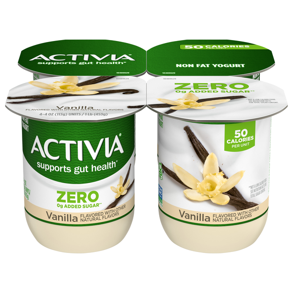 Save on Activia 60 Calories Non Fat Vanilla Probiotic Yogurt Cups 4