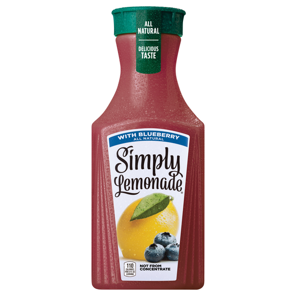 Simply All Natural Lemonade with Blueberry
