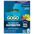 GoGo squeeZ Active Blueberry Strawberry & Lemon Pouches - 4 ct