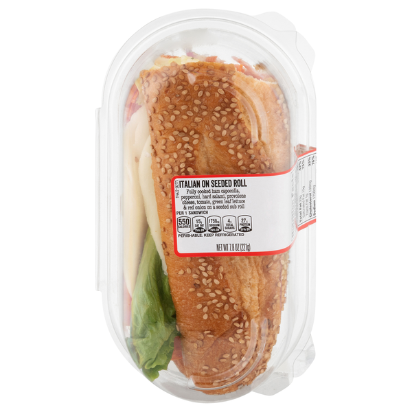 Our Brand Italian Sub Sandwich On Seeded Roll