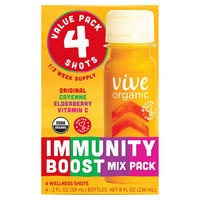 Vive Organic Mix Pack Immunity Boost Wellness Shot - 4 pk