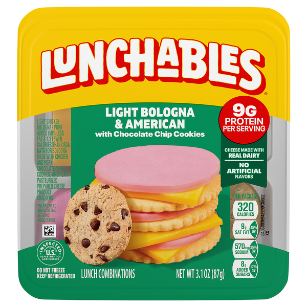 Lunchables Cracker Stackers Light Bologna & American