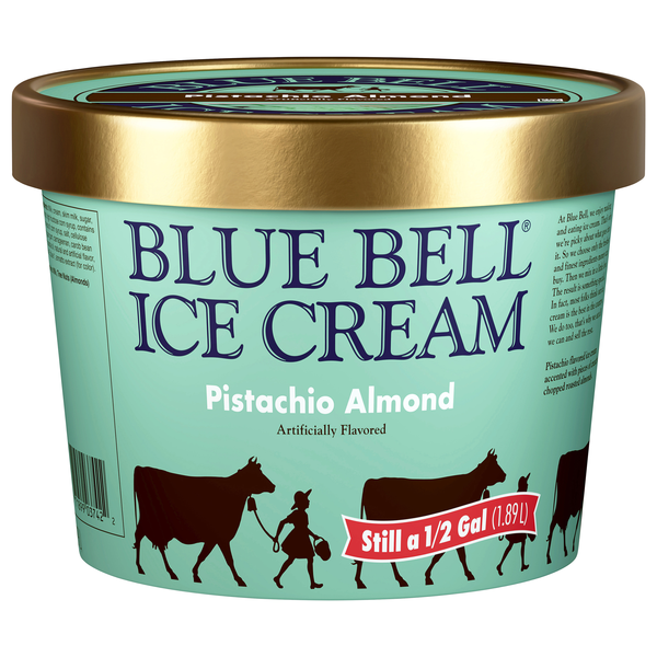 Blue Bell Pistachio Almond Ice Cream