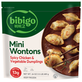 Bibigo Spicy Chicken & Vegetable Mini Wontons Dumplings Frozen