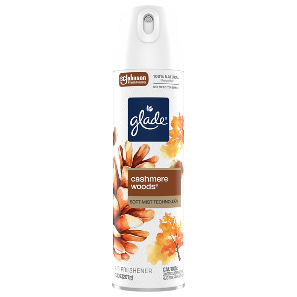 Glade Soft Mist Cashmere Woods Air Freshener Aerosol Spray