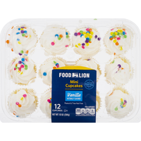 Food Lion Bakery Vanilla Mini Cupcakes - 12 ct