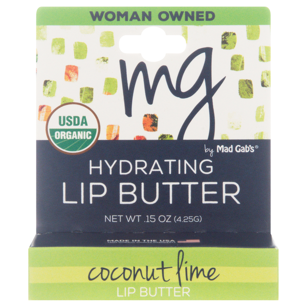 Mad Gab's Organic Coconut Lime Lip Butter