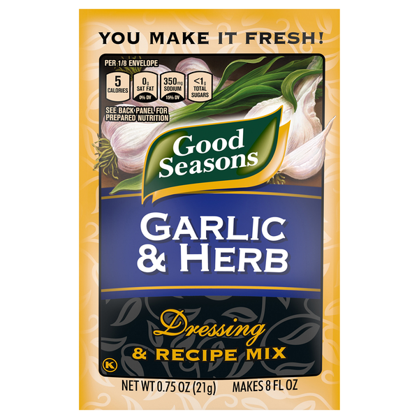 Good Seasons Garlic & Herb Dressing & Recipe Mix Packet