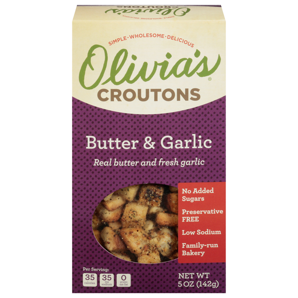 Olivia's Butter & Garlic Croutons