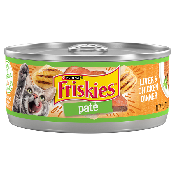 Friskies Pate Liver & Chicken Dinner Adult Wet Cat Food