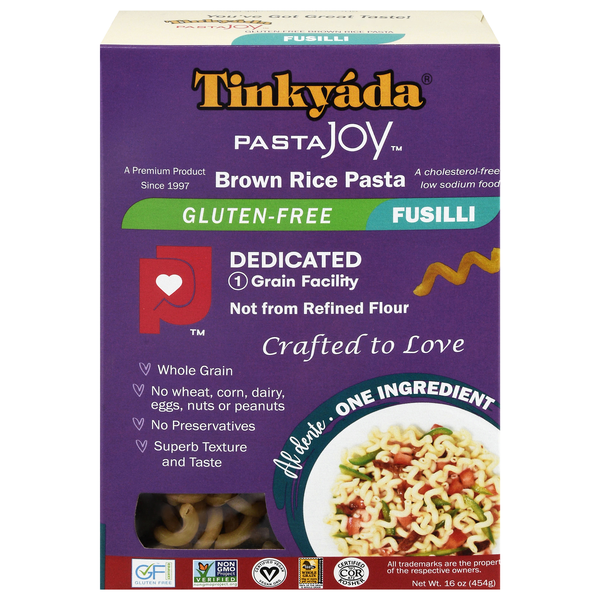 Tinkyada Gluten & Wheat Free Fusilli Brown Rice Pasta