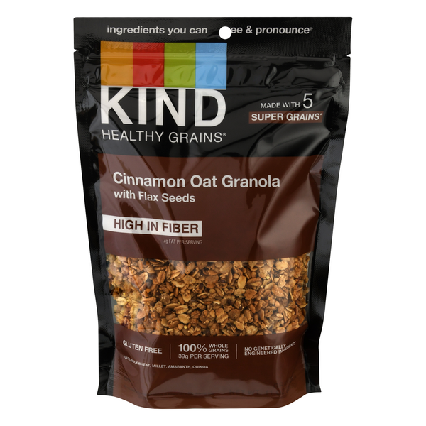 Save on KIND Healthy Grains Granola Cinnamon Oat Clusters with Flax