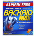 Backaid Max Aspirin Free Pain Reliever Caplets