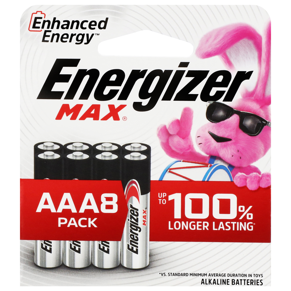 Energizer Max AAA Alkaline Batteries