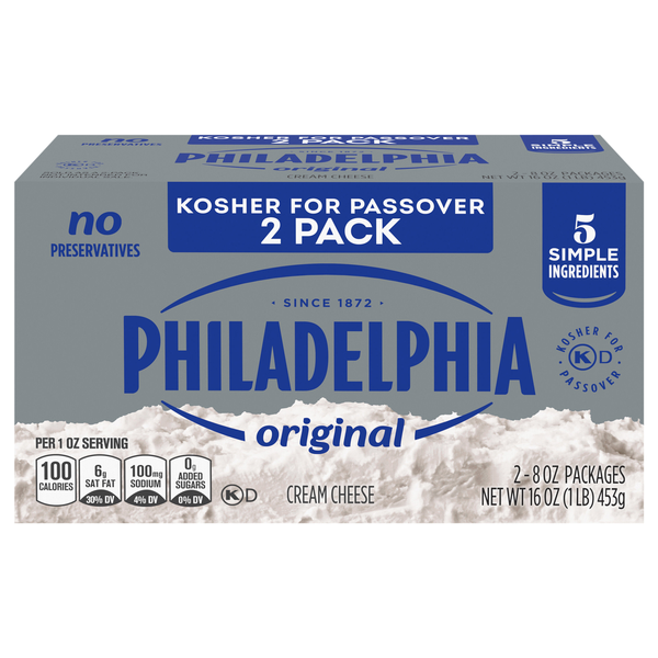 Philadelphia Original Cream Cheese Bricks 8 oz/2 ct