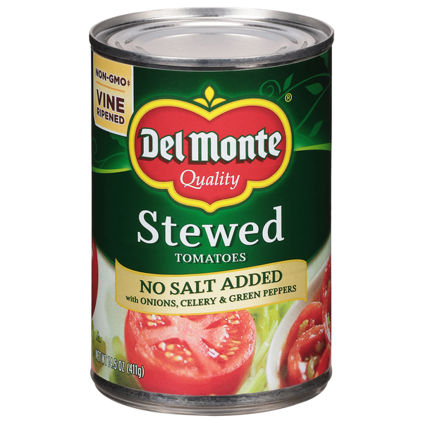 Del Monte No Salt Added Stewed Tomatoes