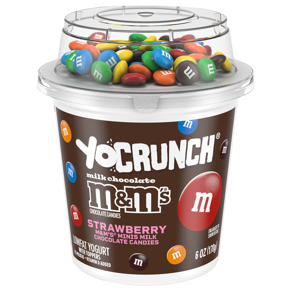 YoCrunch Low Fat M&M's Strawberry Yogurt Cup