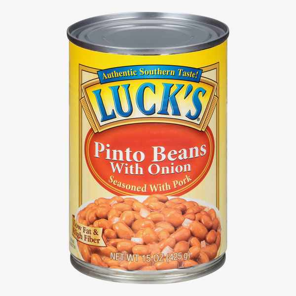 Save on Luck's Pinto Beans with Onions Seasoned with Pork Order Online
