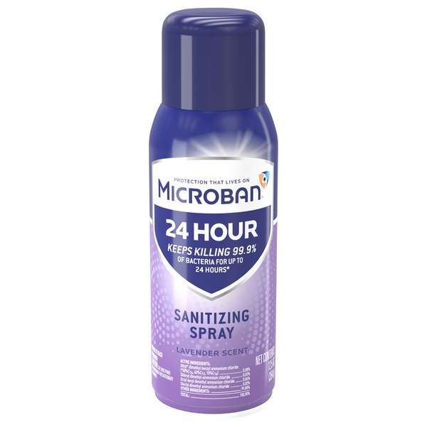 Save on Microban 24 Hour Sanitizing Spray Lavender Scent Order Online