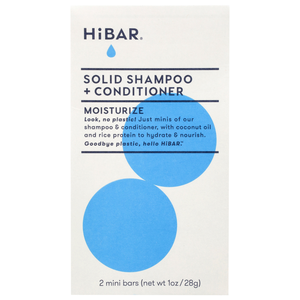 HiBar Moisturize Solid Shampoo + Conditioner
