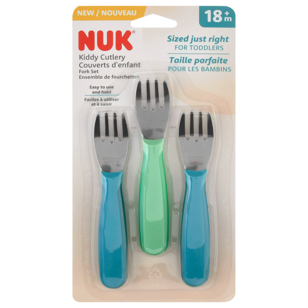 NUK Kiddy Cutlery Fork Set 18m+