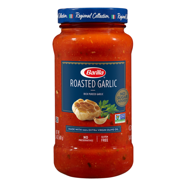 Save on Barilla Pasta Sauce Roasted Garlic Gluten Free Order Online