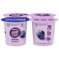 Dannon Light + Fit Fat Free Original Blueberry Yogurt Cups - 4 ct