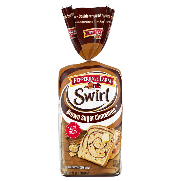 Pepperidge Farm Swirl Brown Sugar Cinnamon Thick Sliced Bread
