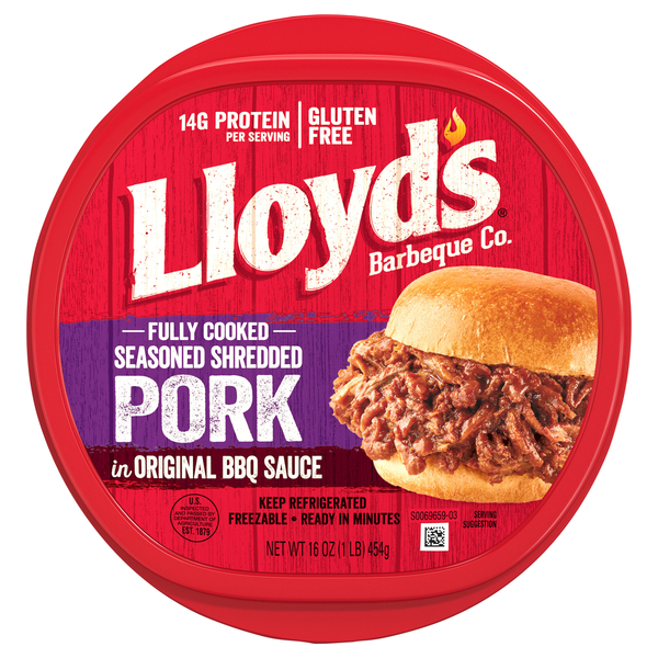 Lloyd's Simple Ideas Seasoned Shredded Pork in BBQ Sauce Refrigerated